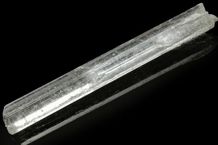 Water-Clear, Selenite Crystal with Hematite Phantom - China #226068